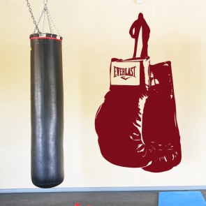 fitness boxing gloves Wall Mural by Perfect Designers