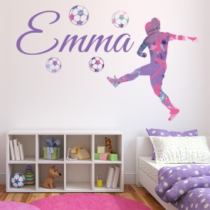 Footballers Legends Wall Art Sticker Boys Bedroom Football Vinyl Transfer  Decals
