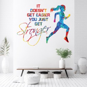 Olympic Athletes Sports Colourful Wall Sticker WS-47454 