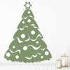 Christmas Tree Festive Xmas Wall Sticker
