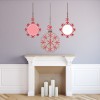 Baubles Christmas Decorations Wall Sticker