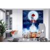 Rocket Launch Outer Space Wall Mural Wallpaper