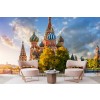 Moscow Cathedral Russia City Wall Mural Wallpaper