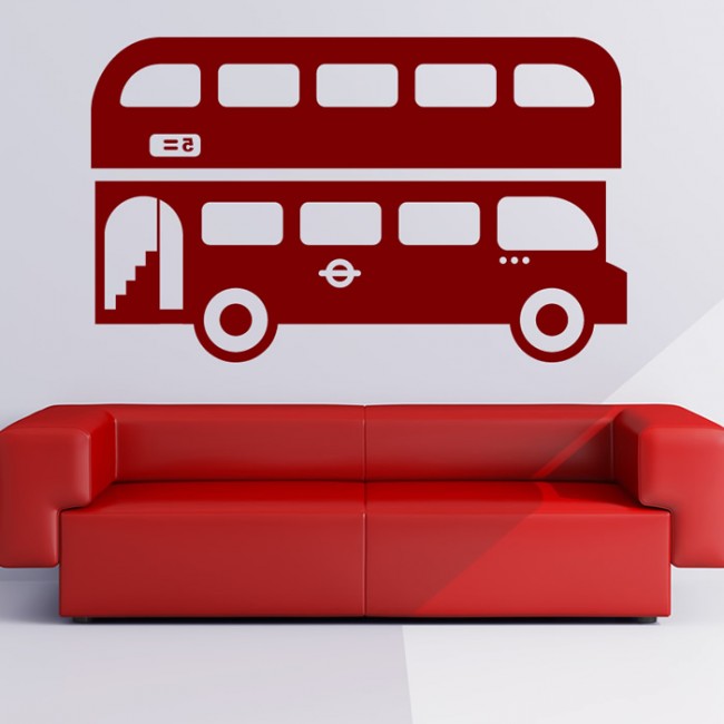 London Bus Wall Sticker