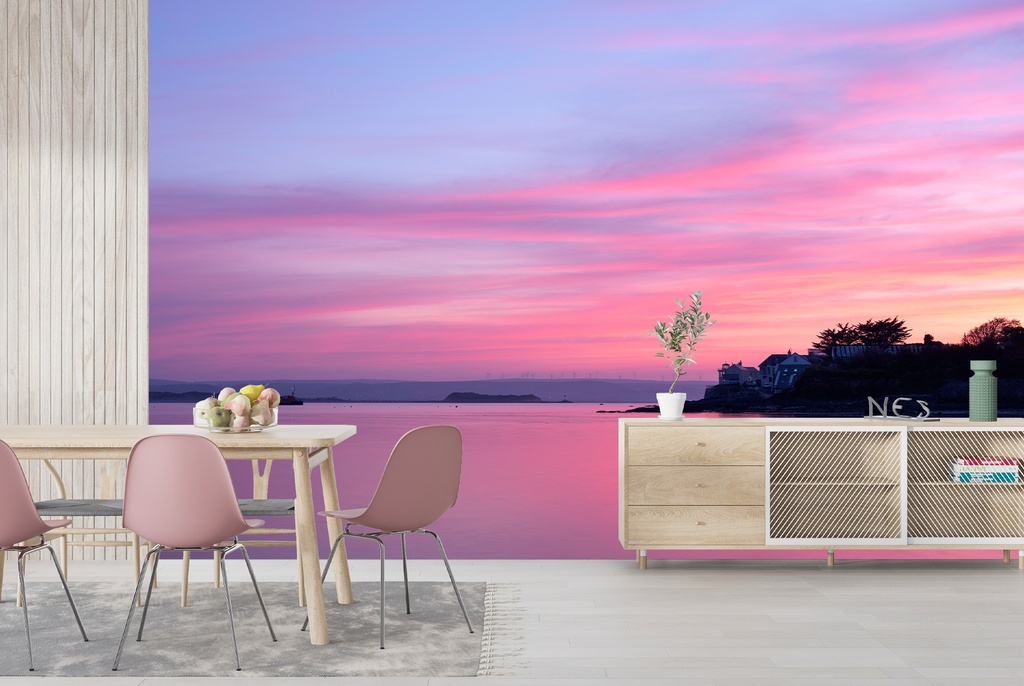 Appledore Dawn Wall Mural by Andrew Wheatley
