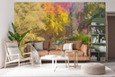 Autumn on the Pond Wall Mural by Don Schwartz