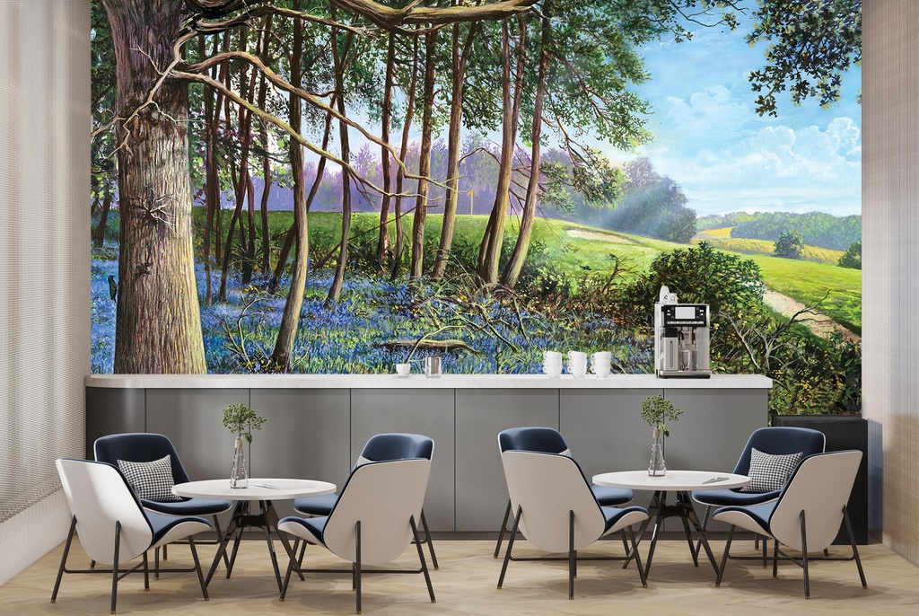 Bluebells Wall Mural by Steve Crisp