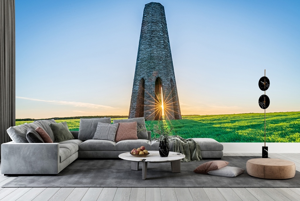 Daymark Sunset Wall Mural by Gary Holpin