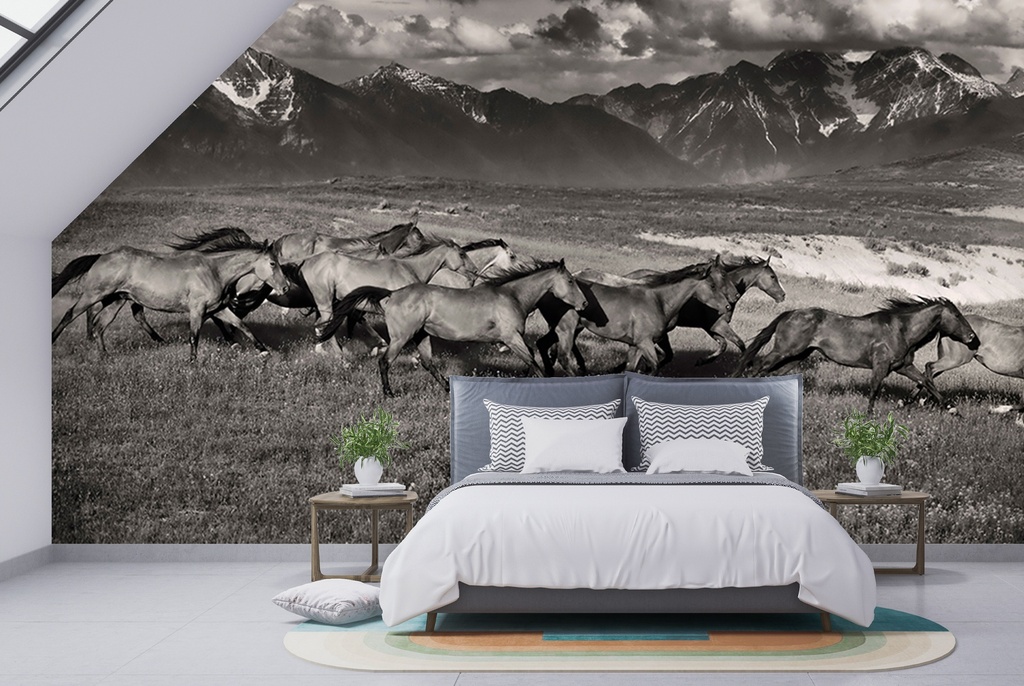 Dream Horses Wall Mural by Lisa Dearing