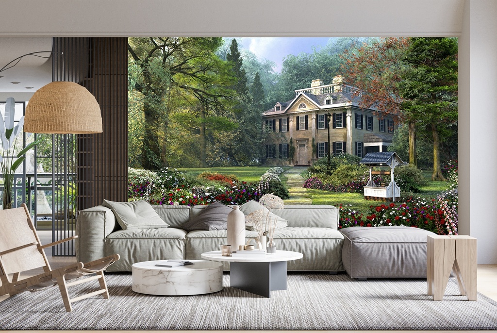 Longfellow House Wall Mural by Dominic Davison
