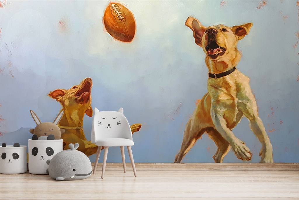 Game Point Wall Mural by Lucia Heffernan