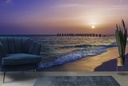 Gasparilla Island Sunset Wall Mural by Melanie Viola - Mod5