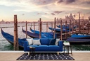 Gondola Wall Mural by Melanie Viola