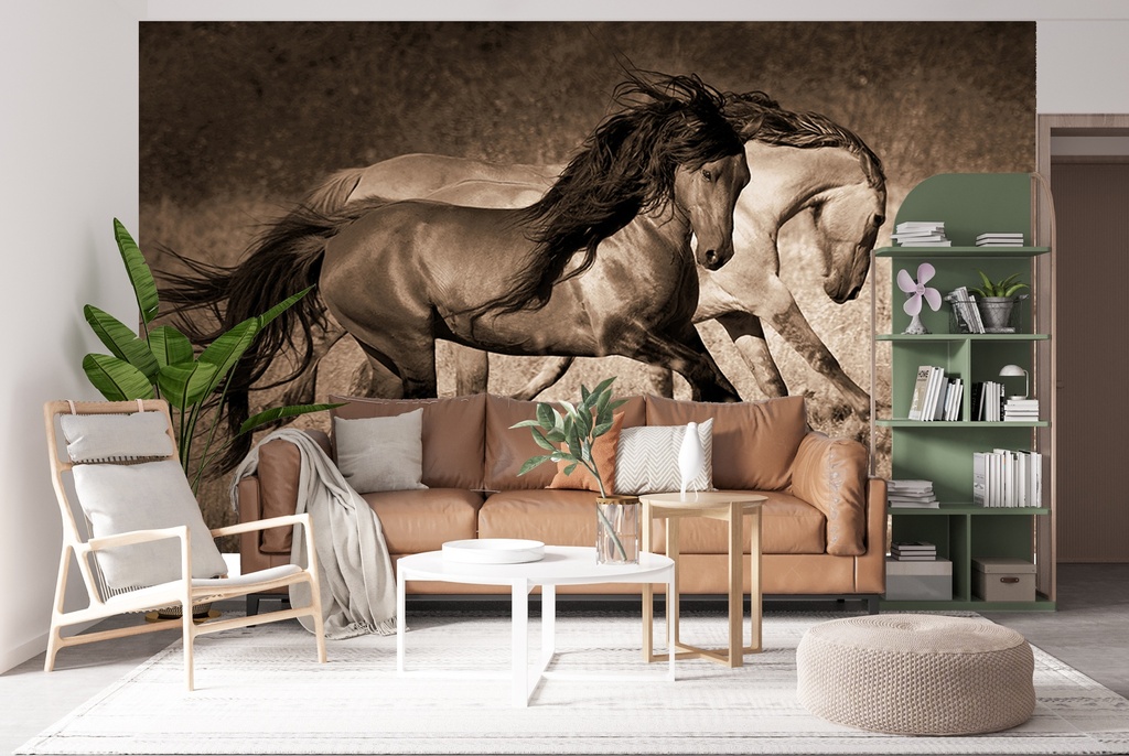 Like the Wind Wall Mural by Lisa Dearing