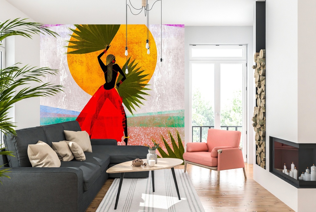 Martine Wall Mural by Erin K. Robinson