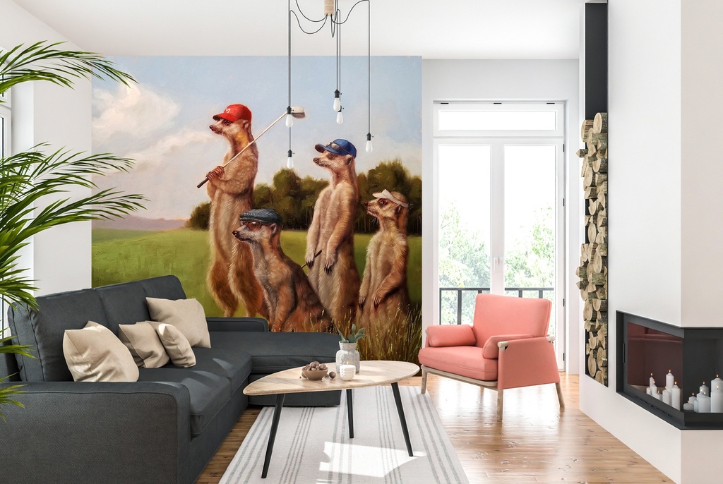 Men’s Day Wall Mural by Lucia Heffernan