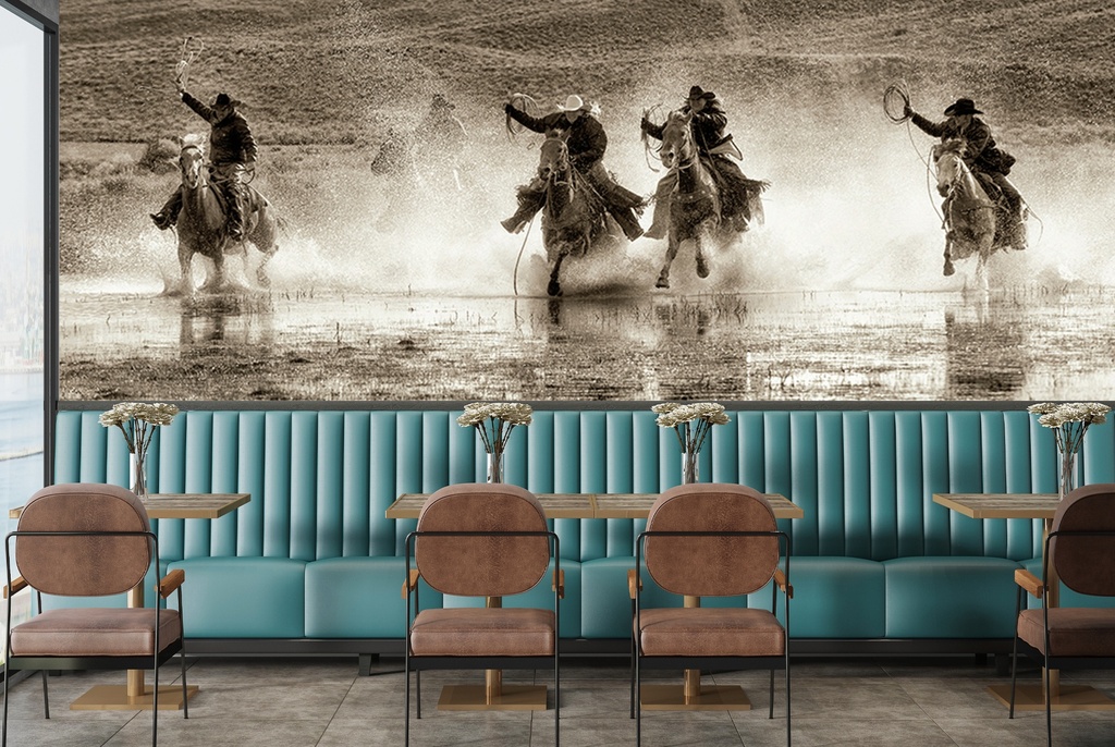 Montana Dreaming Wall Mural by Lisa Dearing