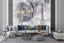 Paris Collage - Eiffel Tower And Carousel Wall Mural by Melanie Viola
