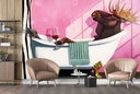 Retirement Wall Mural by Lucia Heffernan