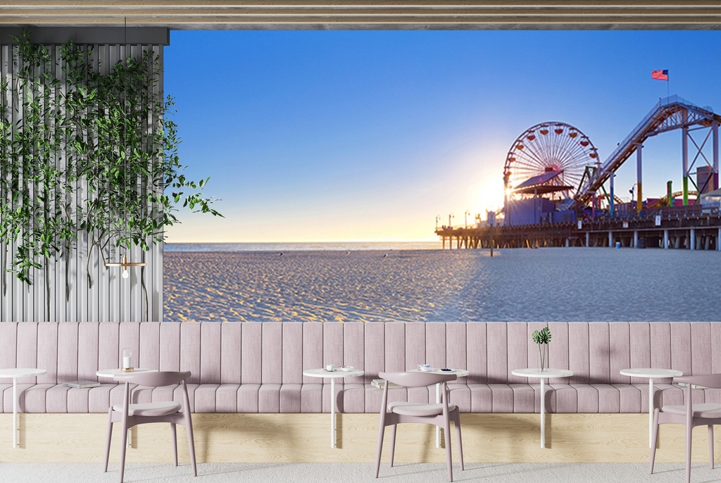 Santa Monica Fair Wall Mural by Sean Davey