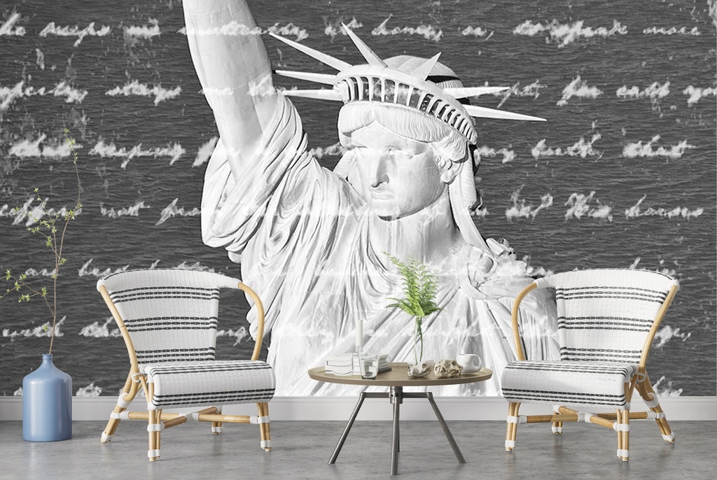 Statue Of Liberty Wall Mural by Richard Silver
