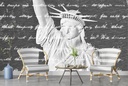 Statue Of Liberty Wall Mural by Richard Silver