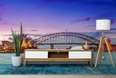 Sydney Skyline NSW Wall Mural by Sean Davey