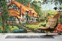 The Summer Thatchers Wall Mural by Steve Crisp