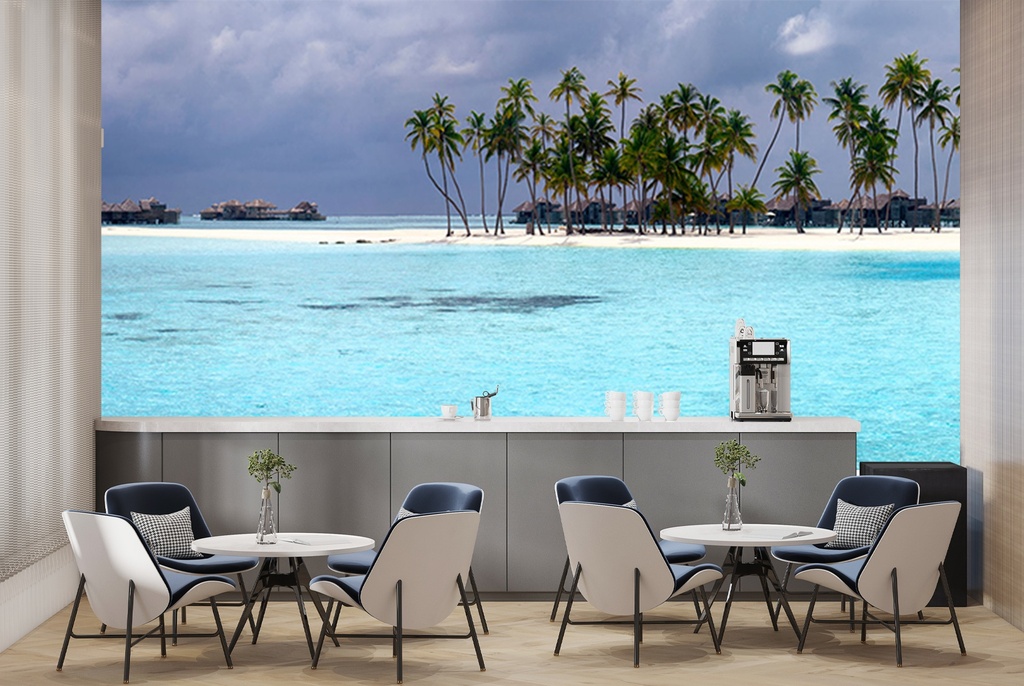 Tropical Paradise Wall Mural by Sean Davey