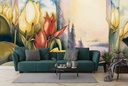 Tulip Days Wall Mural by Jody Bergsma