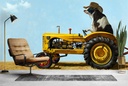 Uncommon Cowboy Wall Mural by Lucia Heffernan