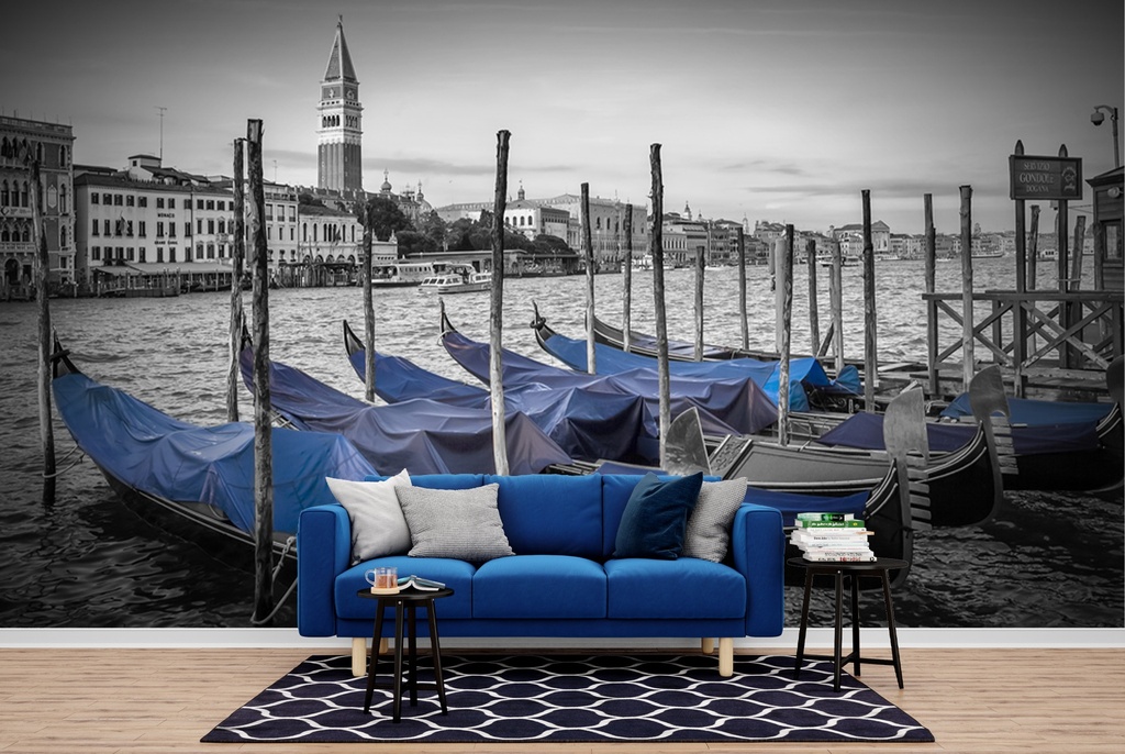 Venice Grand Canal & St Mark's Campanile Wall Mural by Melanie Viola - Mod9