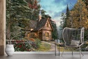 Woodland Cottage Wall Mural by Dominic Davison