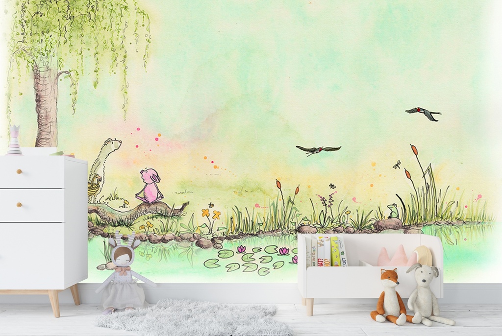 kay Polecat Wall Mural by Chantal Bourgonje