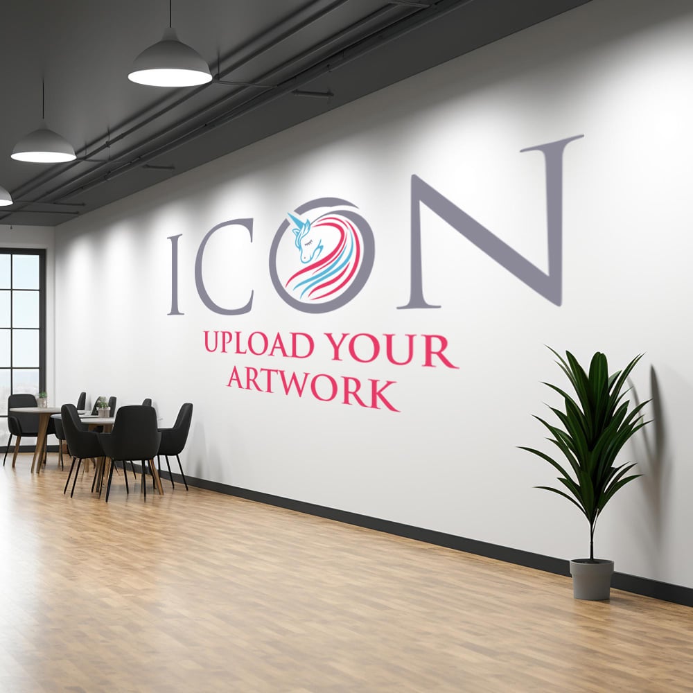 Custom Wall Sticker - Logo or Artwork Printing - Upload your design