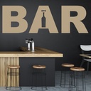 Bar Sign Kitchen Quote Wall Sticker
