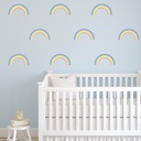 Rainbow Childrens Wall Sticker Pack