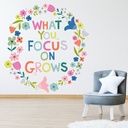 Focus Grows Wall Sticker by Sarah Helen Morley