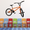 Orange BMX Bike Wall Sticker