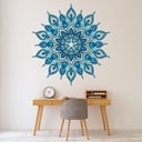 Blue Mandala Design Wall Sticker