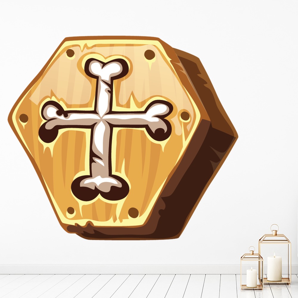 Coffin Halloween Wall Sticker