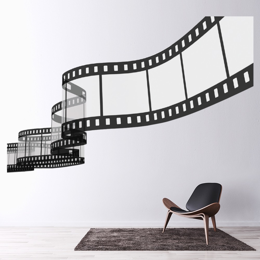 Cinema Movie Film Reel Wall Sticker