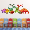 Dinosaur Group Wall Sticker