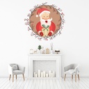 Father Christmas Santa Claus Wall Sticker - Mod2