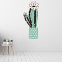 Flower Cactus Wall Sticker