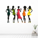Girls Night Out Fashion Wall Sticker