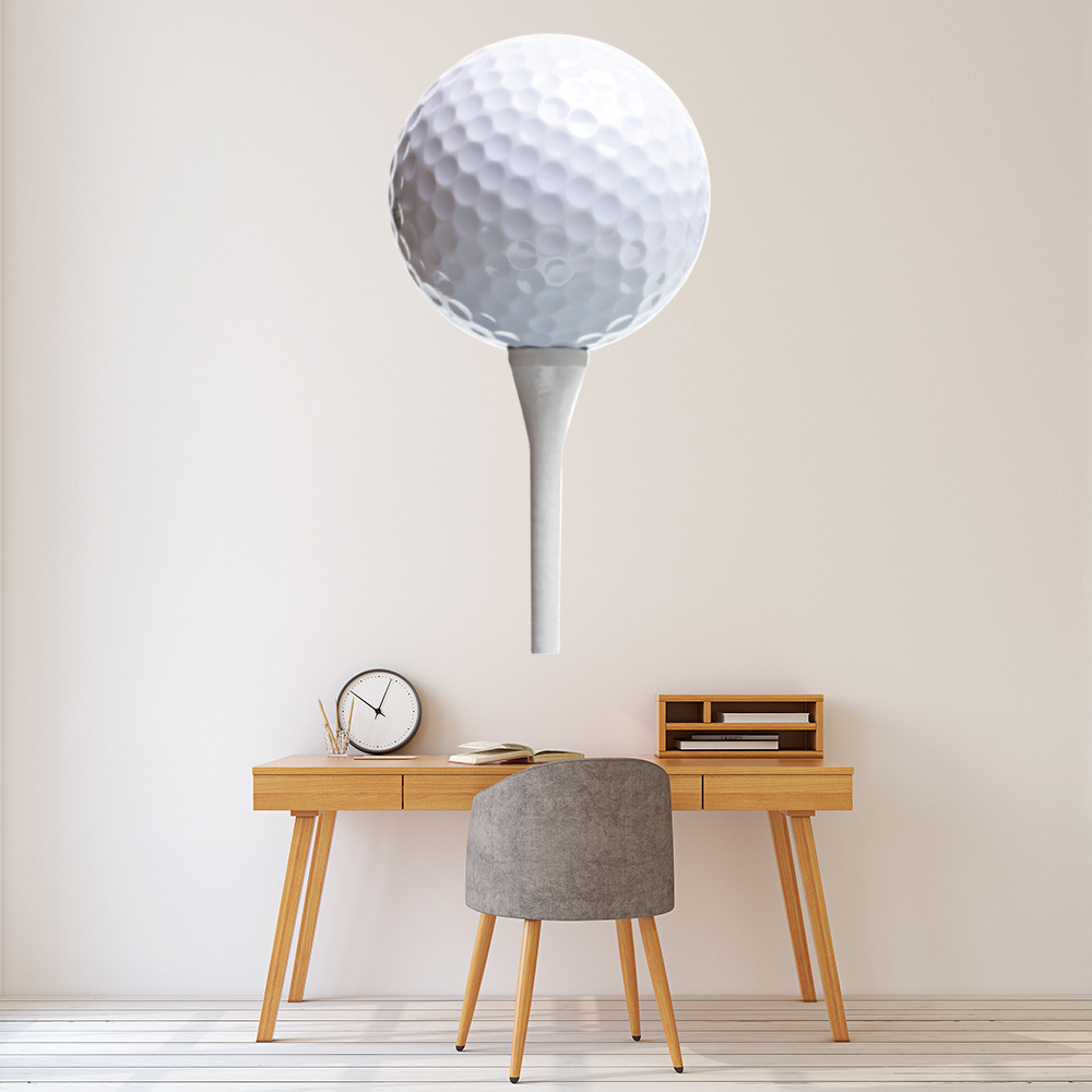 Golf Ball Golf Tee Wall Sticker