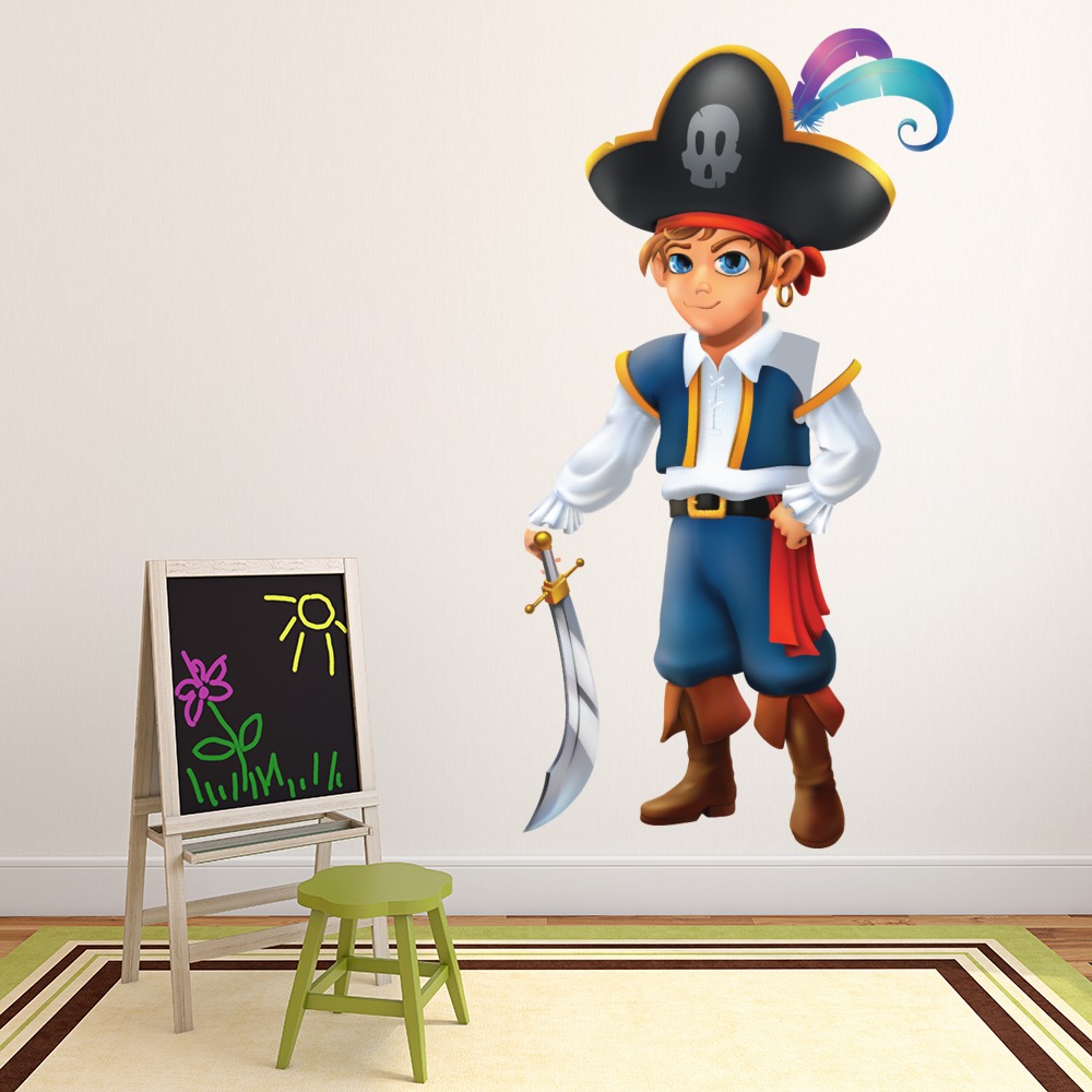 Kids Pirate Wall Sticker