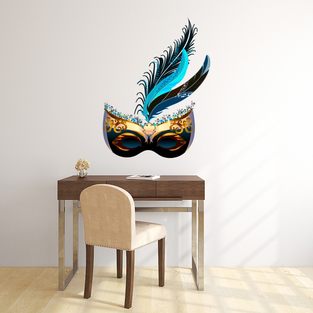 Masquerade Mask Ball Dance Wall Sticker
