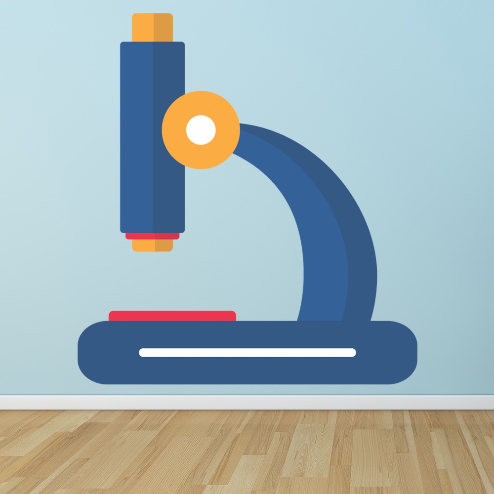 Microscope Classroom Wall Sticker